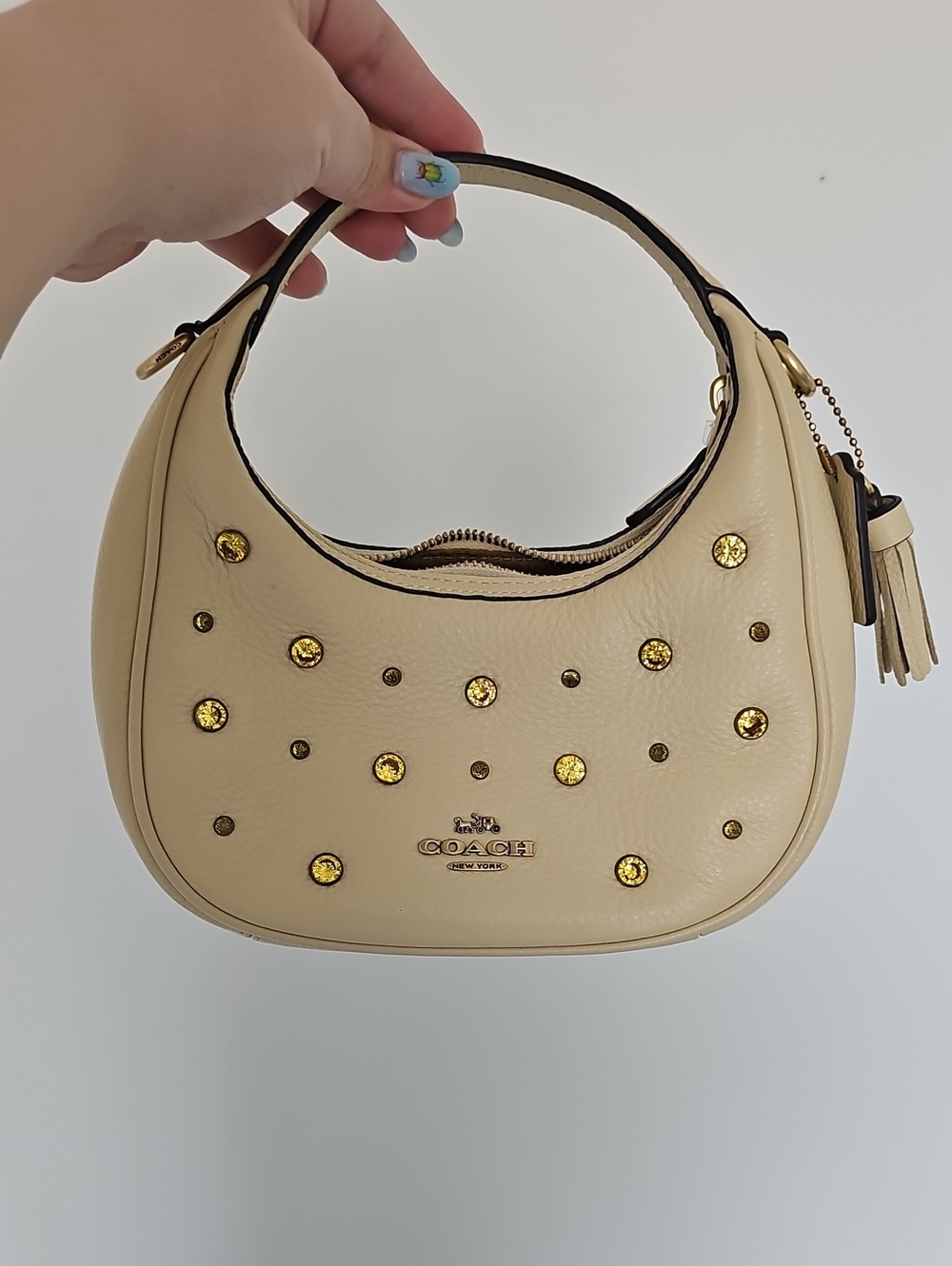 Coach Carman Mini Crossbody Bag in Moonlight
